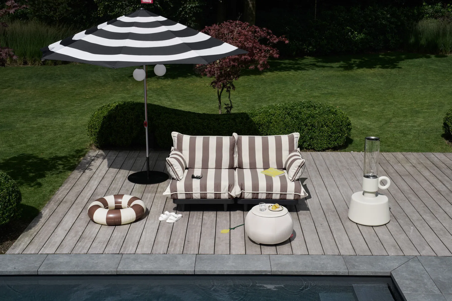 Fatboy Paletti Set Medium Ensemble lounge d’extérieur modulaire, 190x190x90 cm