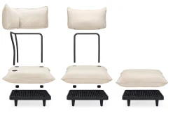 Fatboy Paletti Set Medium Ensemble lounge d’extérieur modulaire, 190x190x90 cm