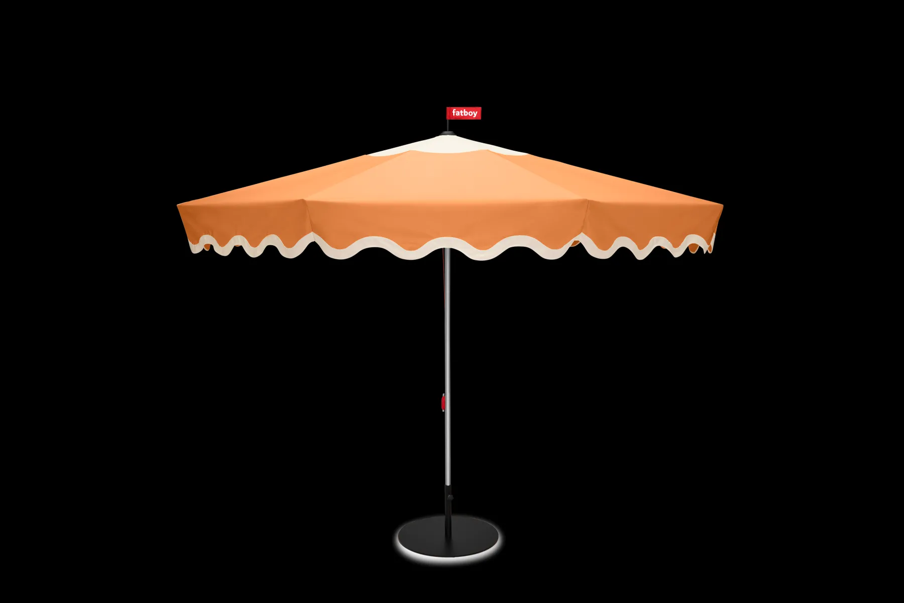 Fatboy Pensol + Base Black Parasol avec pied, 350x350x280 cm