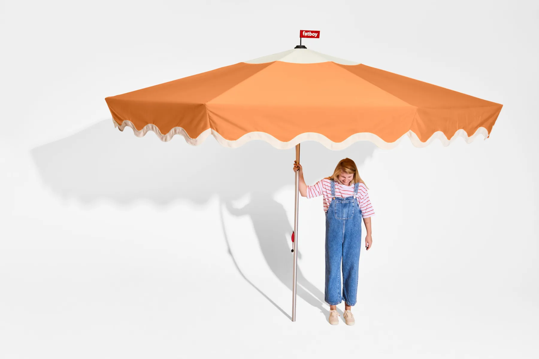 Fatboy Pensol + Base Black Parasol avec pied, 350x350x280 cm