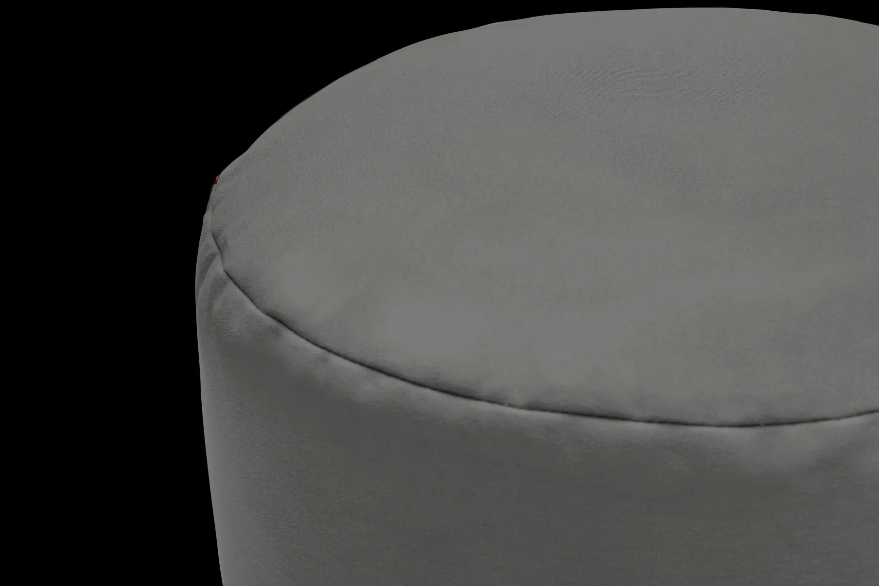 Fatboy Point Canvas Pouf d’intérieur, gris, 50x50x35 cm