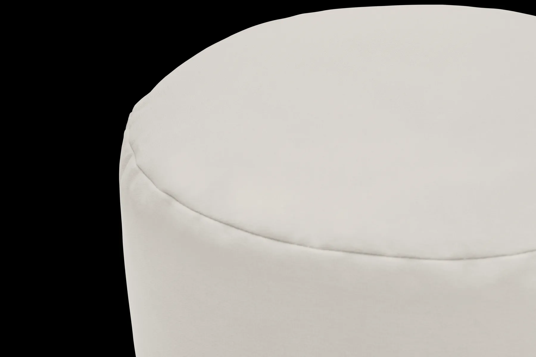 Fatboy Point Canvas Pouf d’intérieur, gris, 50x50x35 cm