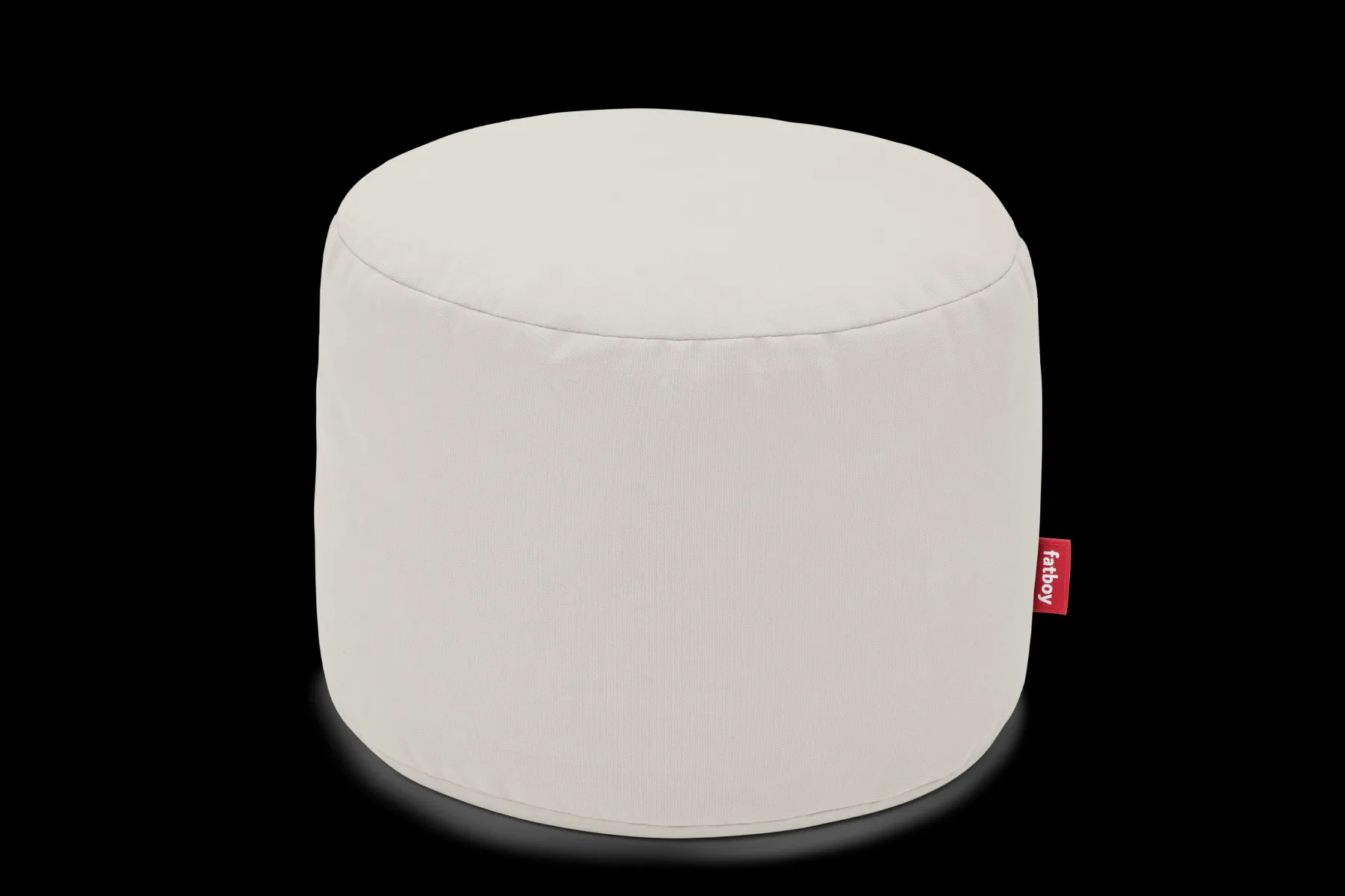 Fatboy Point Canvas Pouf d’intérieur, gris, 50x50x35 cm