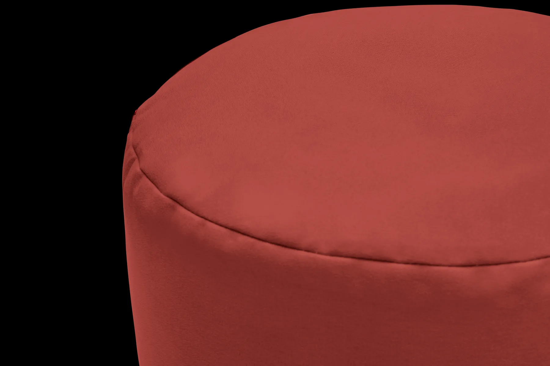 Fatboy Point Canvas Pouf d’intérieur, rouge, 50x50x35 cm