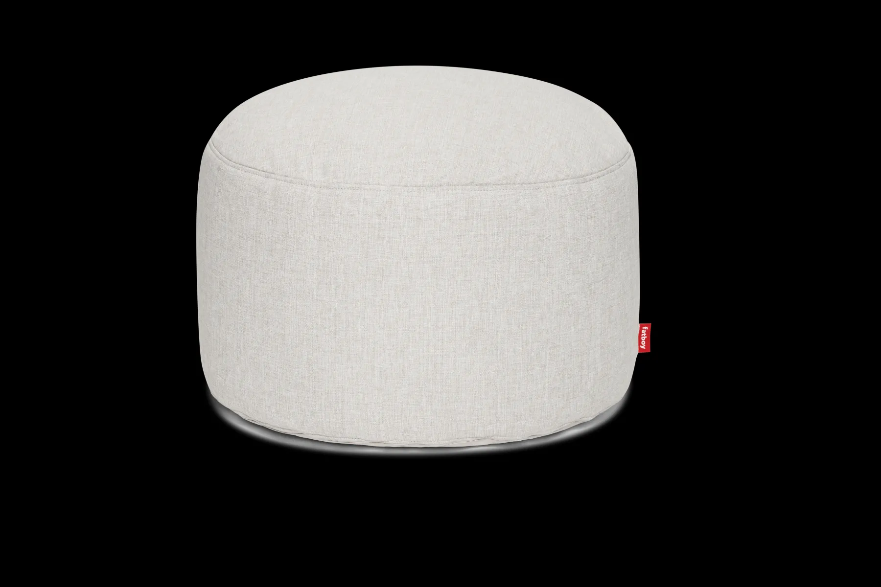 Fatboy Point Large Outdoor Pouf de grande taille - peut être utilisé à l’extérieur, gris, 70x70x40 cm