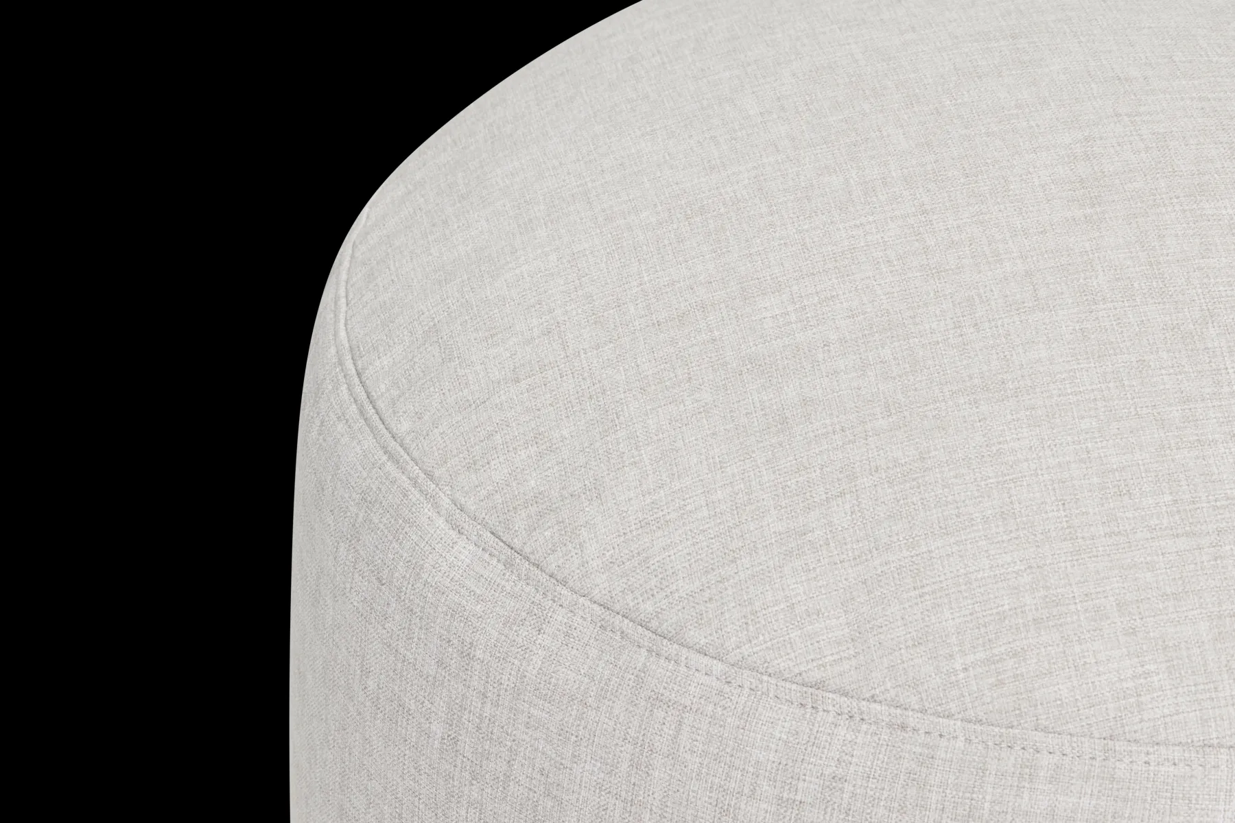 Fatboy Point Large Outdoor Pouf de grande taille - peut être utilisé à l’extérieur, gris, 70x70x40 cm
