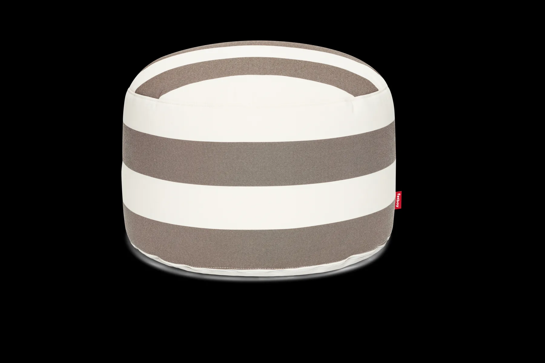 Fatboy Point Large Outdoor Pouf de grande taille - peut être utilisé à l’extérieur, marron, 70x70x40 cm