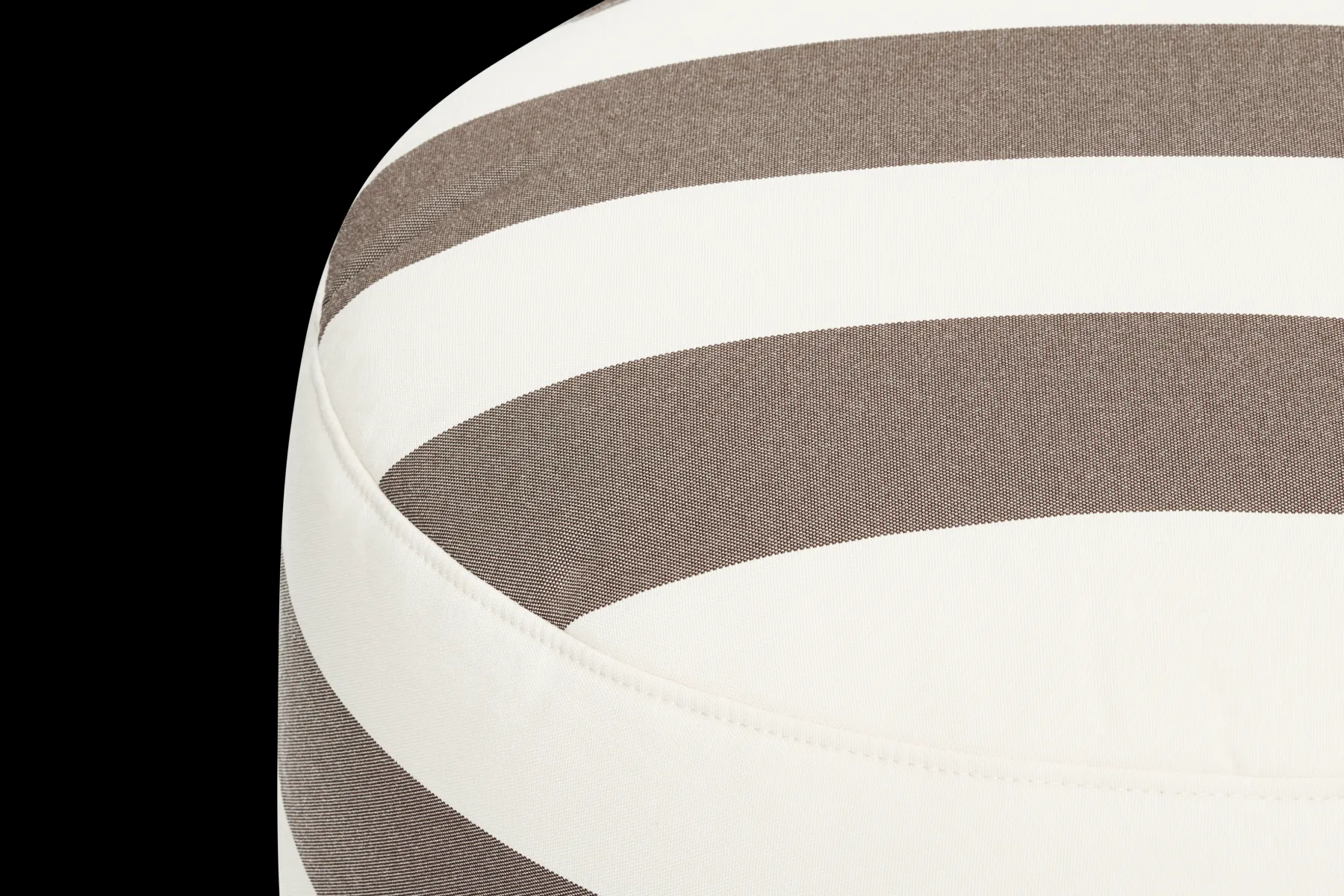 Fatboy Point Large Outdoor Pouf de grande taille - peut être utilisé à l’extérieur, marron, 70x70x40 cm