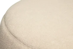 Fatboy Point Large Sherpa Grand pouf d’intérieur, beige, 70x70x40 cm