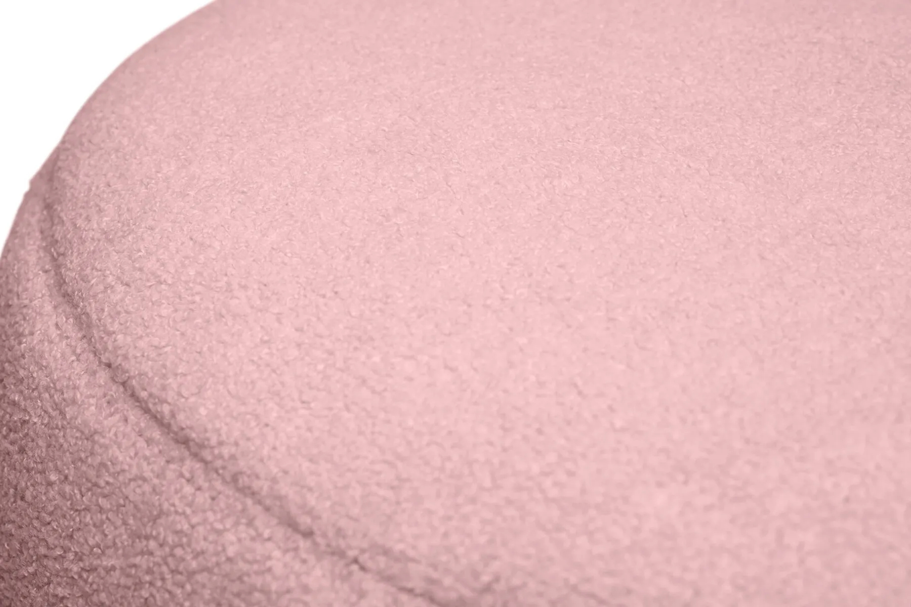 Fatboy Point Large Sherpa Grand pouf d’intérieur, rose, 70x70x40 cm