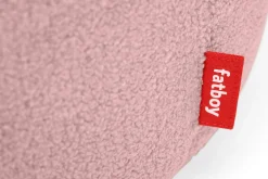 Fatboy Point Large Sherpa Grand pouf d’intérieur, rose, 70x70x40 cm