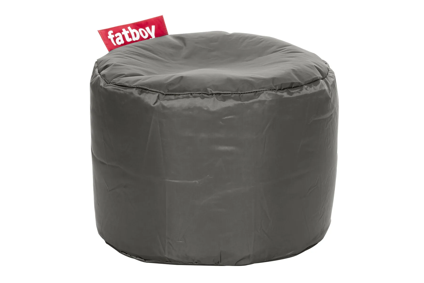 Fatboy Point Original (Nylon) Pouf d’intérieur, gris, 50x50x35 cm