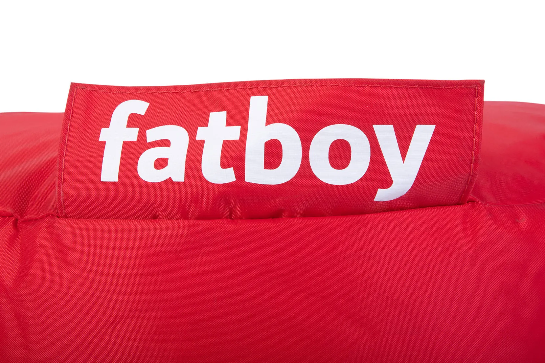 Fatboy Point Original (Nylon) Pouf d’intérieur, rouge, 50x50x35 cm