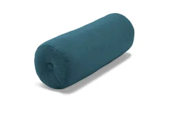 Fatboy Puff Rolster Pillow Velvet Coussin décoratif, bleu, 65x24 cm
