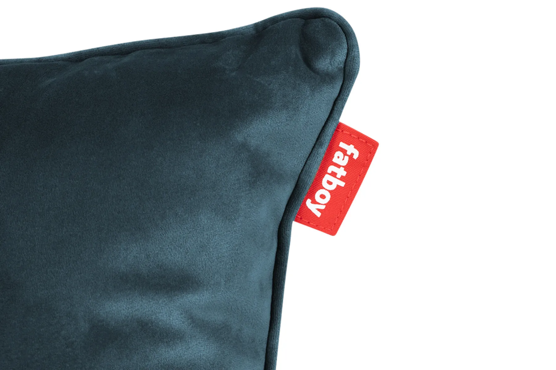 Fatboy Square Pillow Velvet Coussin décoratif, bleu, 50x50x5 cm