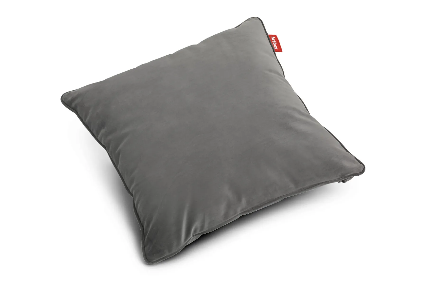 Fatboy Square Pillow Velvet Coussin décoratif, marron, 50x50x5 cm