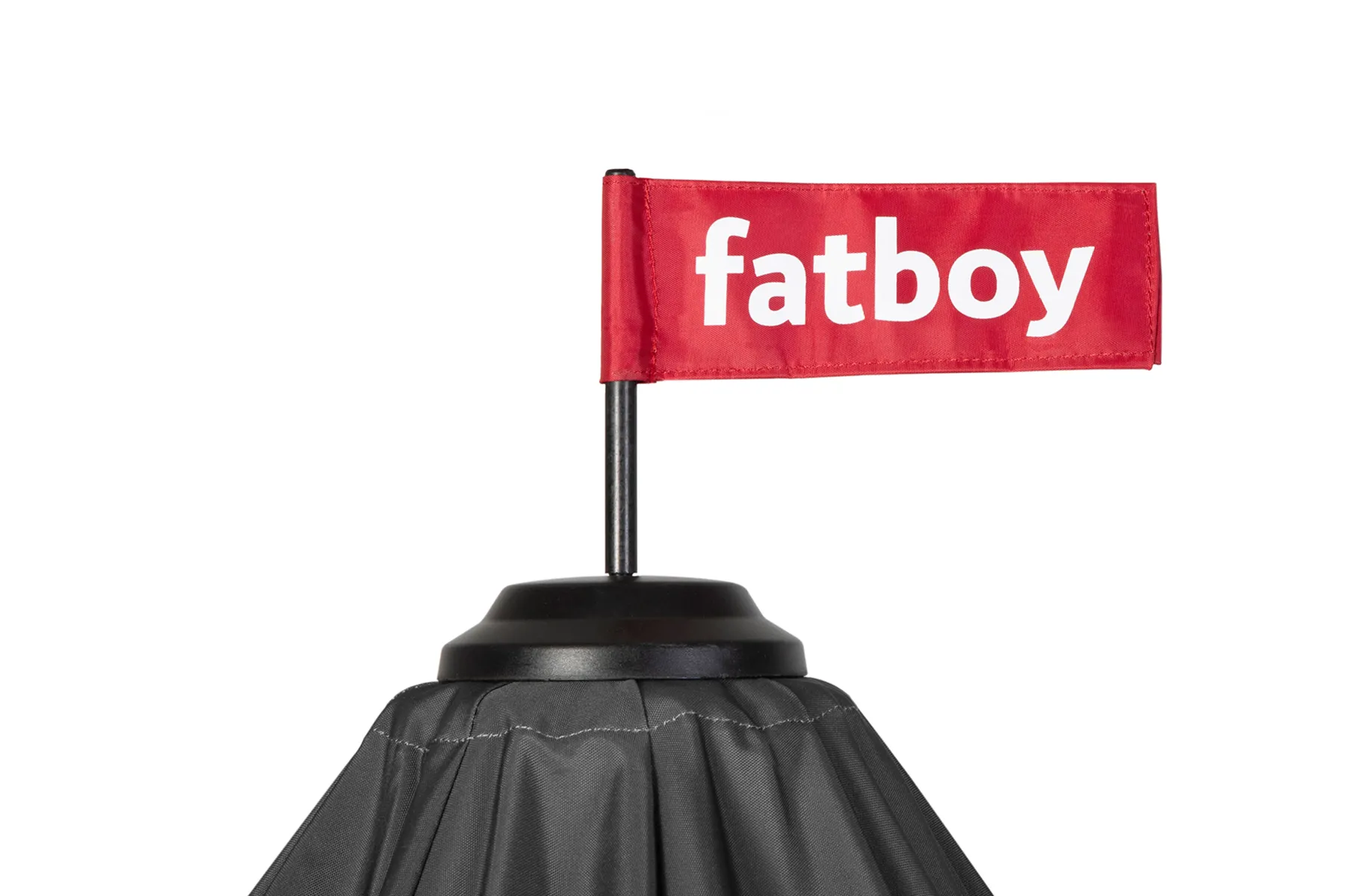 Fatboy Stripesol + Base Black Parasol avec pied, 350x350x280 cm