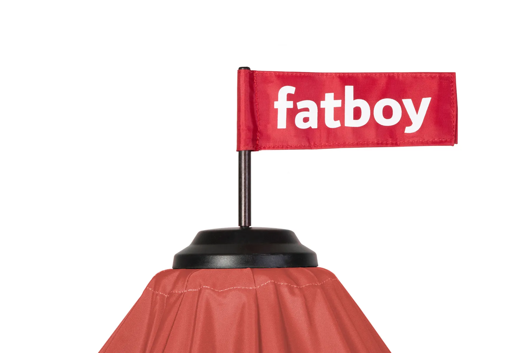 Fatboy Stripesol + Base Black Parasol avec pied, 350x350x280 cm