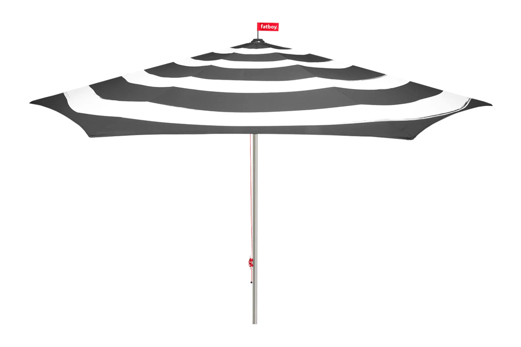 Fatboy Stripesol 350 cm Parasol, black, 350x350x280 cm
