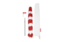 Fatboy Stripesol 350 cm Parasol, rouge, 350x350x280 cm