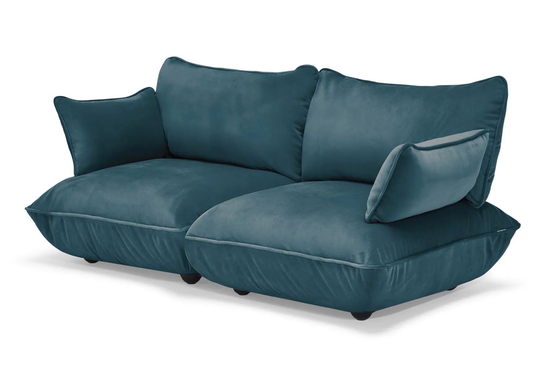 Fatboy Sumo Armrest Velvet Accoudoir, bleu, 69x35 cm