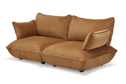 Fatboy Sumo Armrest Velvet Accoudoir, marron, 69x35 cm