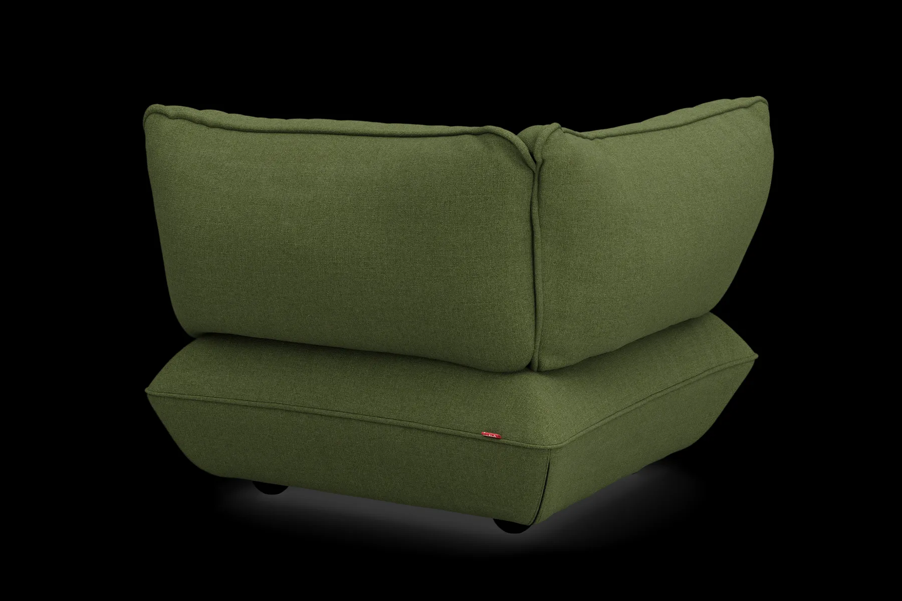 Fatboy Sumo Corner Seat Boucle Corner Seat, vert, 108x108x90 cm