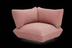 Fatboy Sumo Corner Seat Left Cord Corner Seat, rose,cm