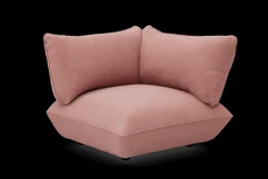 Fatboy Sumo Corner Seat Right Cord Corner Seat, rose, 108x108x90 cm