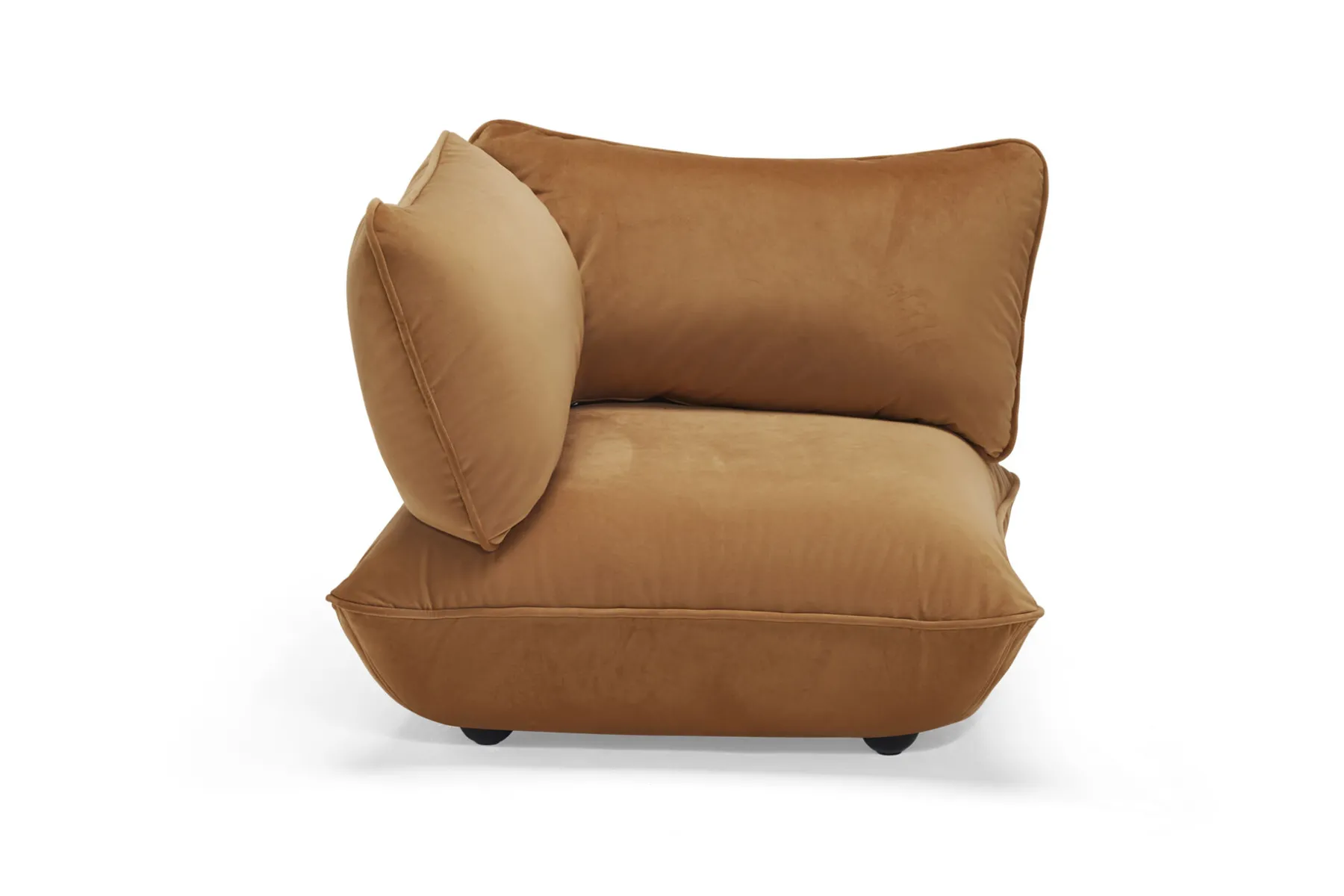 Fatboy Sumo Corner Seat Velvet Corner Seat, marron, 108x108x90 cm