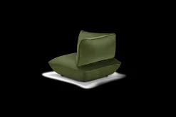 Fatboy Sumo Corner Seat Velvet Corner Seat, vert, 108x108x90 cm