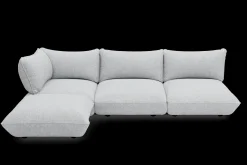 Fatboy Sumo Corner Sofa Boucle Melange Canapé modulaire d’intérieur, 301x108x90 cm