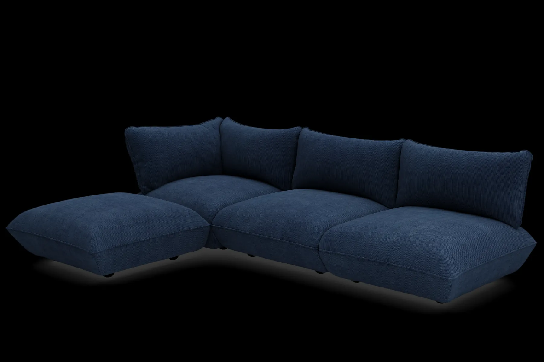 Fatboy Sumo Corner Sofa Left Cord Canapé modulaire d’intérieur, 301x108x90 cm