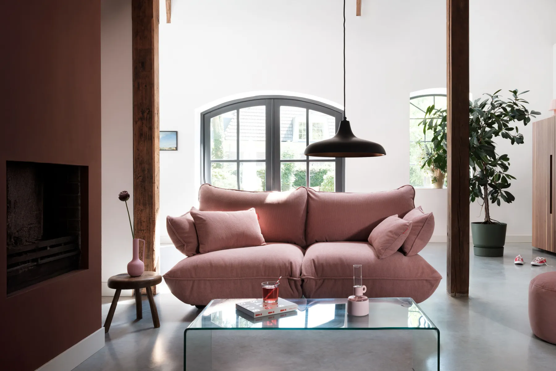Fatboy Sumo Corner Sofa Right Cord Canapé modulaire d’intérieur, 301x108x90 cm