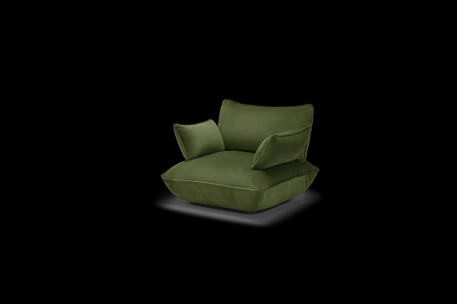 Fatboy Sumo Loveseat Velvet Loveseat, 114x108x90 cm