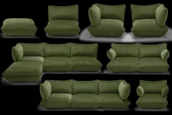 Fatboy Sumo Loveseat Velvet Loveseat, 114x108x90 cm