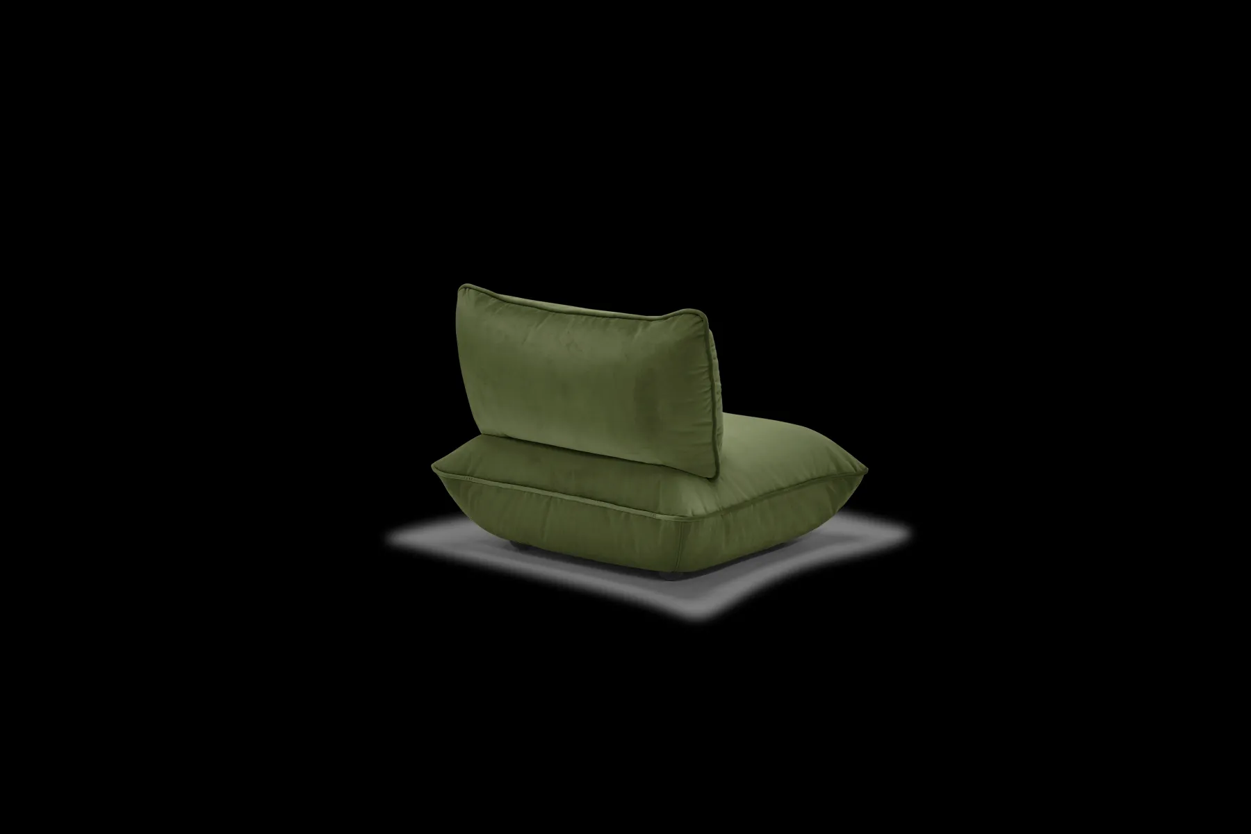 Fatboy Sumo Seat Velvet Seat, vert, 108x108x90 cm
