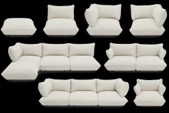 Fatboy Sumo Sofa Grand Boucle Canapé modulaire d’intérieur, 301x108x90 cm