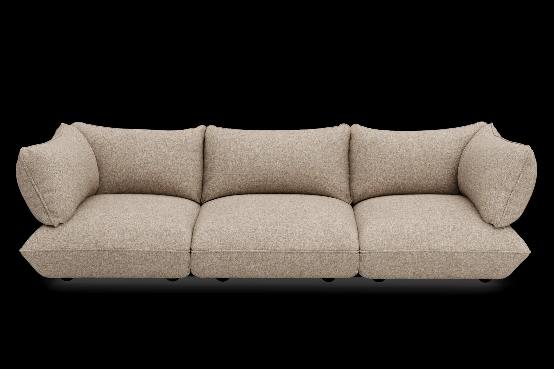 Fatboy Sumo Sofa Grand Boucle Melange Canapé modulaire d’intérieur, 301x108x90 cm