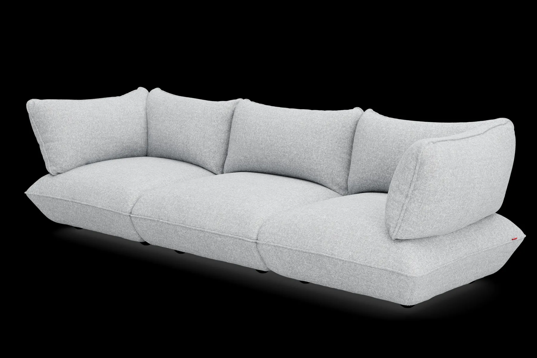 Fatboy Sumo Sofa Grand Boucle Melange Canapé modulaire d’intérieur, 301x108x90 cm