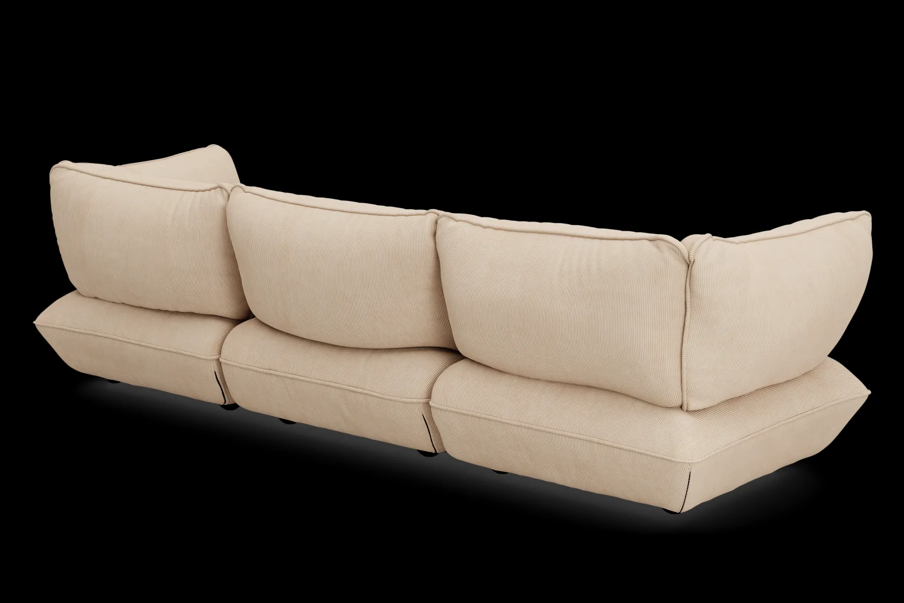 Fatboy Sumo Sofa Grand Cord Canapé modulaire d’intérieur, 301x108x90 cm