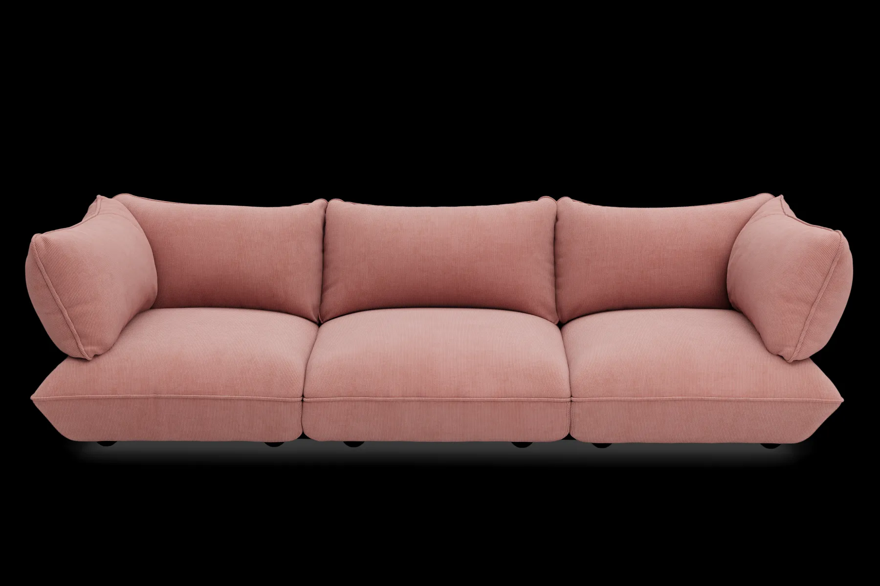Fatboy Sumo Sofa Grand Cord Canapé modulaire d’intérieur, 301x108x90 cm