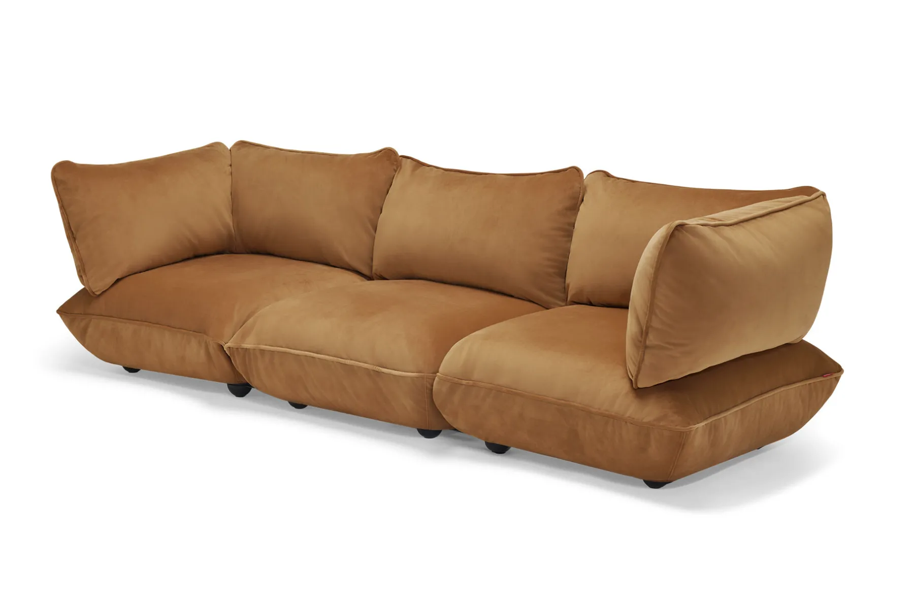 Fatboy Sumo Sofa Grand Velvet Canapé modulaire d’intérieur, 301x108x90 cm