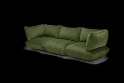 Fatboy Sumo Sofa Grand Velvet Canapé modulaire d’intérieur, 301x108x90 cm