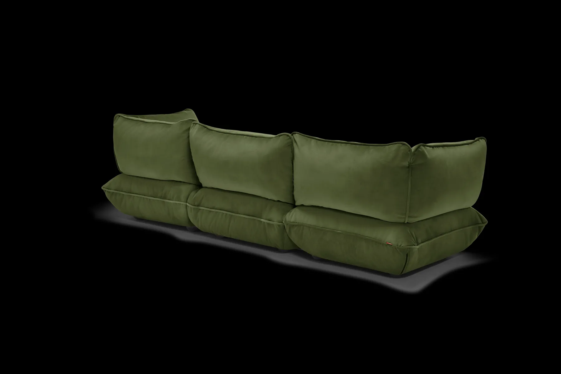 Fatboy Sumo Sofa Grand Velvet Canapé modulaire d’intérieur, 301x108x90 cm