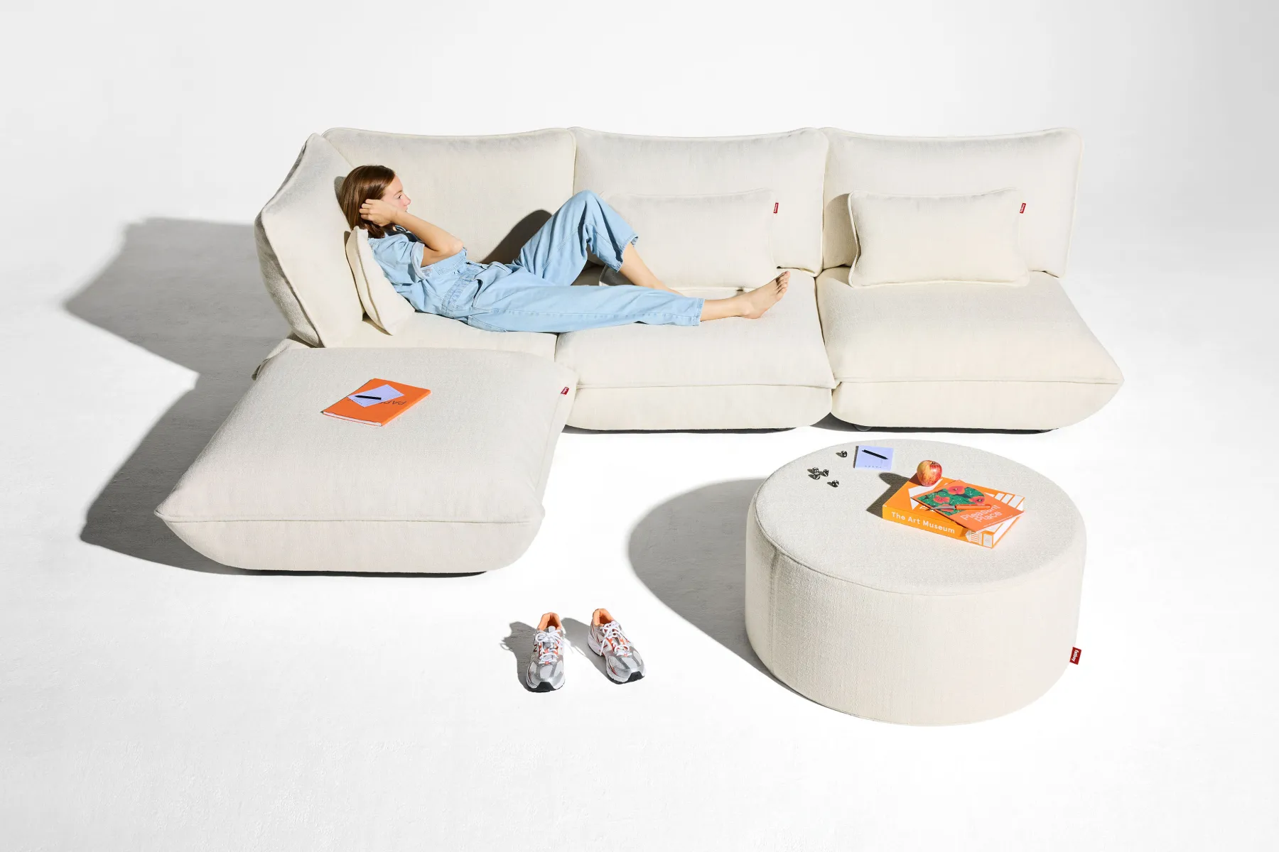 Fatboy Sumo Sofa Medium Boucle Canapé modulaire d’intérieur, 210.5x108x90 cm