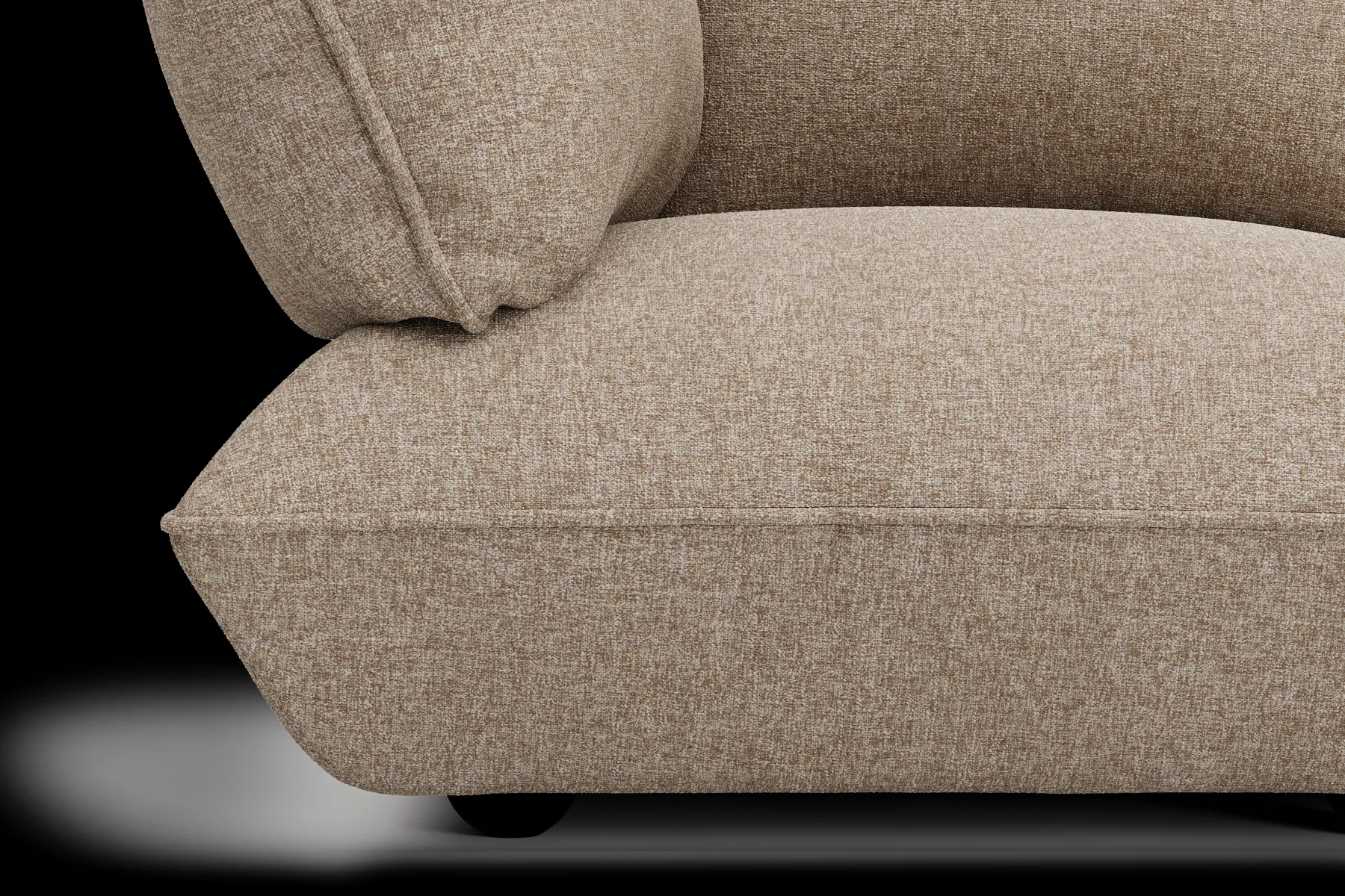Fatboy Sumo Sofa Medium Boucle Melange Canapé modulaire d’intérieur, 210.5x108x90 cm
