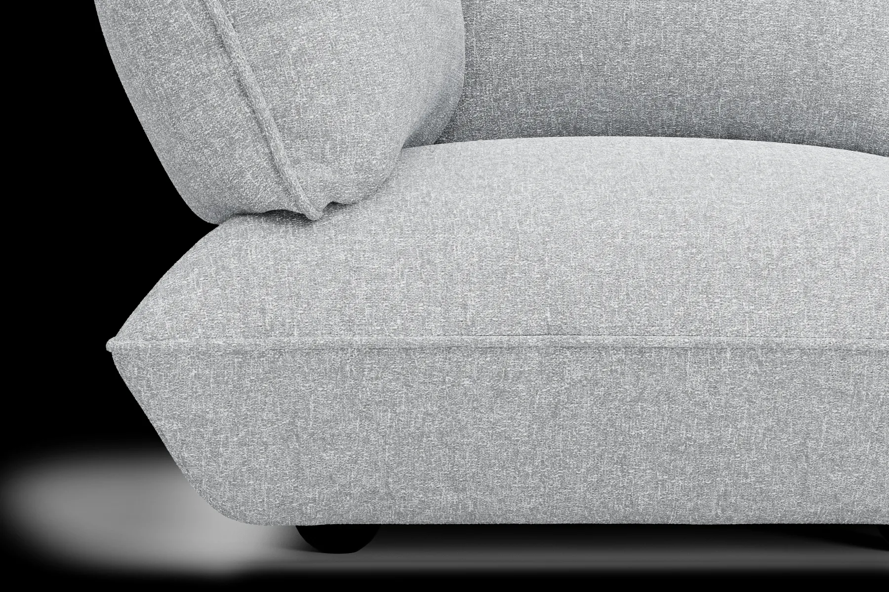 Fatboy Sumo Sofa Medium Boucle Melange Canapé modulaire d’intérieur, 210.5x108x90 cm