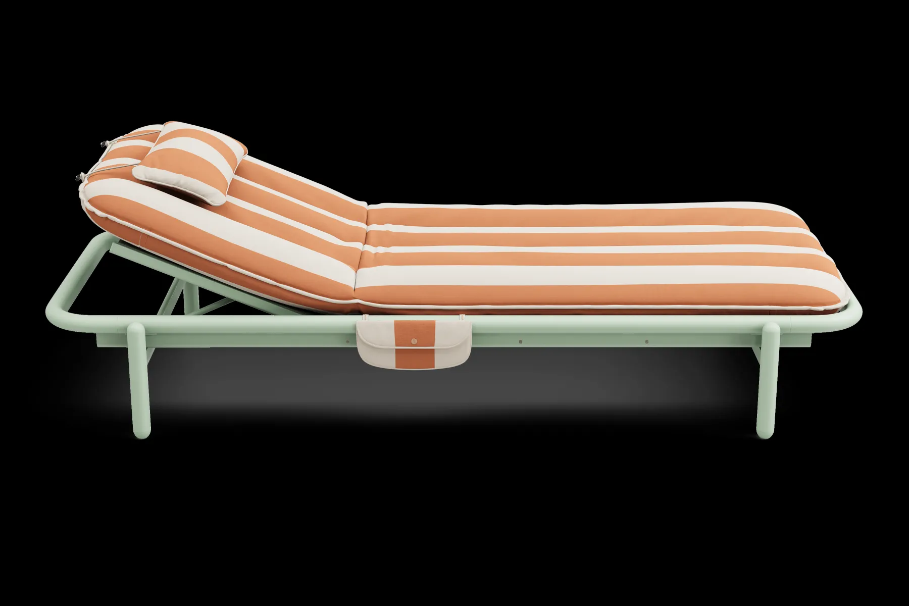 Fatboy Sunbun Daybed Daybed d’extérieur, orange, 212x97x39 cm