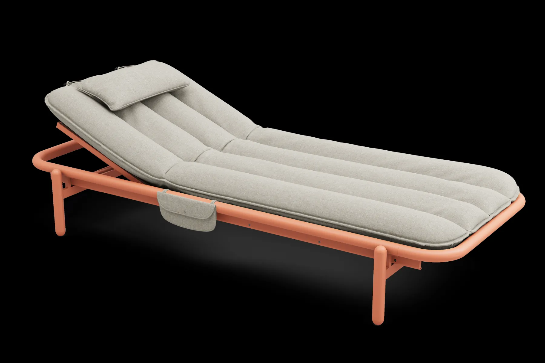 Fatboy Sunbun Daybed Daybed d’extérieur, marron, 212x97x39 cm